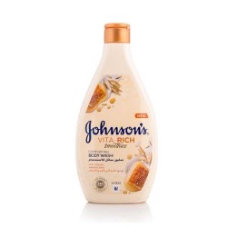 جونسون فيتا-ريتش سائل استحمام  بخلاصة اللبن والعسل والشوفان-250 مل