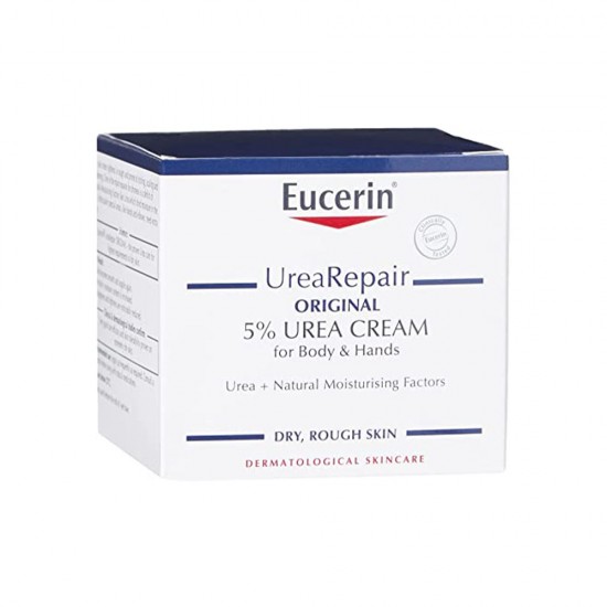 Eucerin Urea Repair 5% Urea Cream For Body And Hands 75 Ml