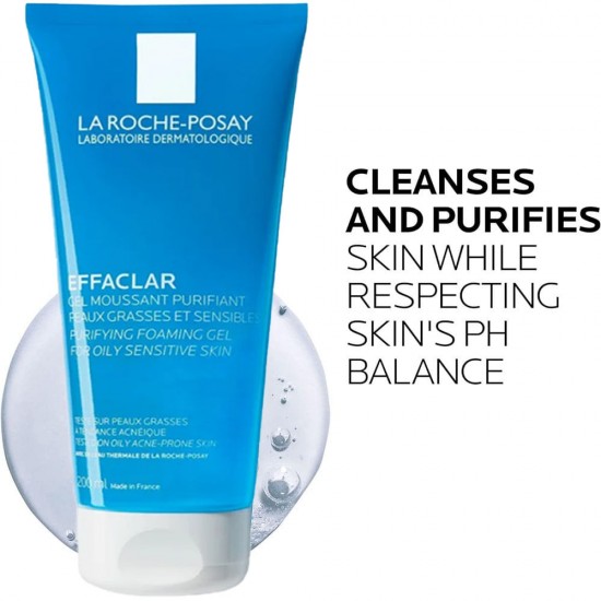 La Roche-Posay Effaclar Purifying Foaming Gel For Oily Sensitive Skin - 200 ml