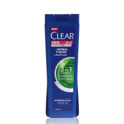 Clear Anti-Dandruff Shampoo for Men with Herbal Extracts - 400 ml