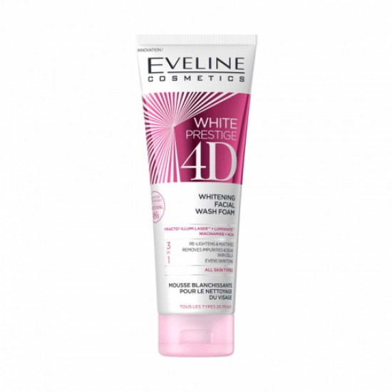 Eveline Cosmetics White Prestige 4D Whitening Facial Wash Gel 200 ml