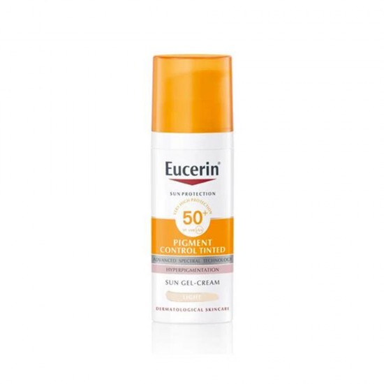 Eucerin Pigment Control Tinted Sun Gel Cream Light SPF50+ - 50 Ml