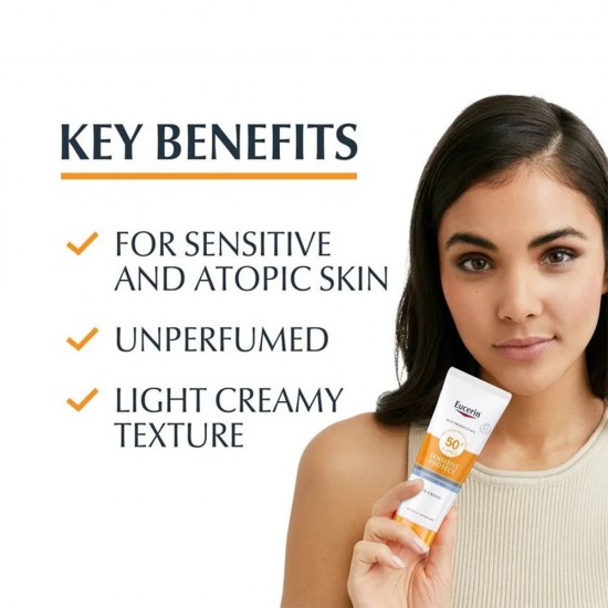 Eucerin Sun Protection Cream for Sensitive Skin SPF 50+ -50ml