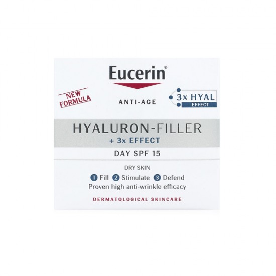 Eucerin Hyaluron-Filler 3x Effect Day Cream Dry Skin SPF15 50ml