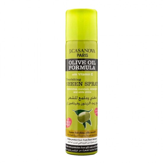 Casanova Hair Polishing & Nourishing Spray With Olive Oil & Vitamin E 200 ml