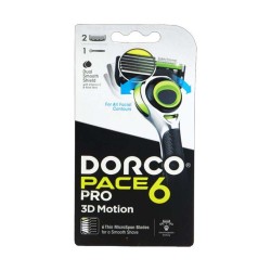 Dorco Base 6 Pro Men's Razor - 2 Blades