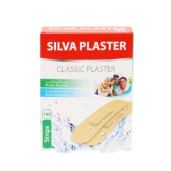 Silva Plaster Wound Olasters, One Size - 100 pieces