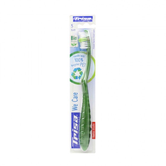Trisa We Care Soft Toothbrush - Green