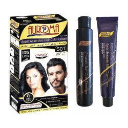 Auroma Cream Anaerobic Apple Hair Dye Natural Black 200ml