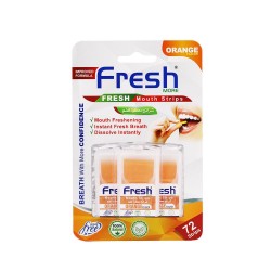 Fresh More Orange Mouth Freshener Strips - 72 Strips