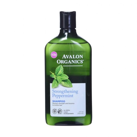 Avalon Organics Strengthening PepperMint Shampoo 325 ml