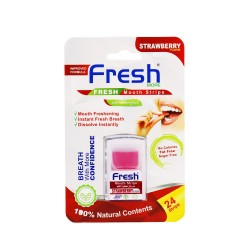 Fresh More Strawberry Mouth Freshener Strips - 24 Strips
