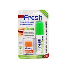Fresh More Mint Mouth Freshener Spray + Orange Mouth Freshener Strips