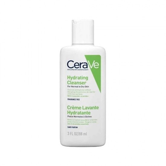 CeraVe Hydrating Cleanser Wash For Normal To Dry Skin 88 ml