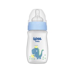 Wee Baby Classic Baby Bottle - Cyan 250 ml