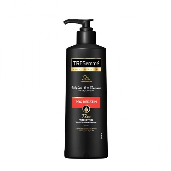 TRESemm Pro Keratin Shampoo for Frizzy Hair, Sulfate-Free - 250 ml