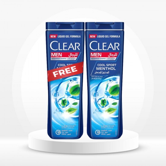 Clear Menthol Refreshing Mint Anti-Dandruff Shampoo 350 ml + 400ml Free