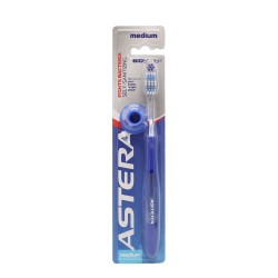 Astra Bio Silver Toothbrush Medium - Blue