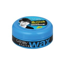 Gatsby British Layered Hard & Free Styling Wax 75 Gm