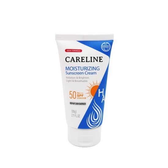 Careline Moisturizing Sunscreen Cream SPF 50 - 80 Gm