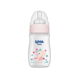 Wee Baby Classic Baby Bottle - Pink 250 ml