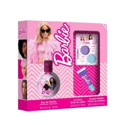 Barbie Children's Set (Eau de Toilette 30ml + Lipgloss & Eyeshadow)
