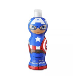 Air-Val Avengers Captain America Shampoo + Shower Gel for Kids - 400 ml