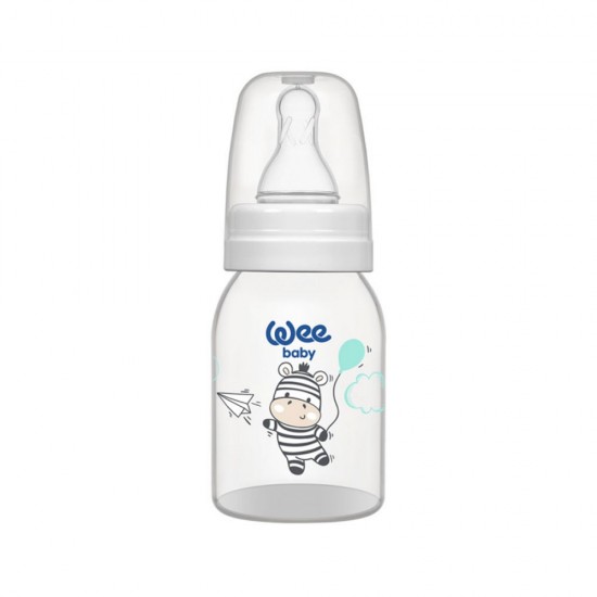 Wee Baby Baby Feeding Bottle - 125ml Classic C851, White