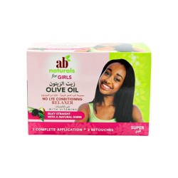 ab Naturals children's hair straightening set with olive oil - strong