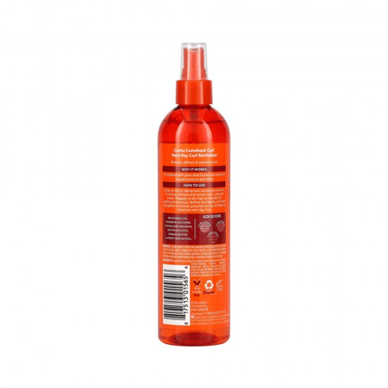 Cantu Shea Butter Comeback Curl Next Day Curl Revitalizer Spray for Natural Hair - 355ml