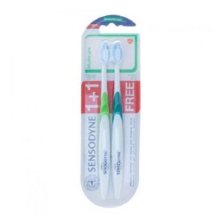 Sensodyne Medium Soft Toothbrush - 2 Pieces - Turquoise-Green