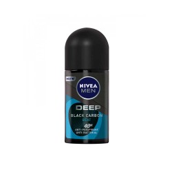 Nivea Deep Black Carbon Beat Deodorant for Men, 48 Hours - 50 ml