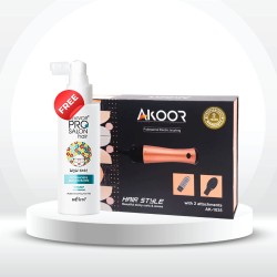 Akoor Hair Style AK-1035 Rose Gold + Protein Smoothing Hair Filler 150 ml Free