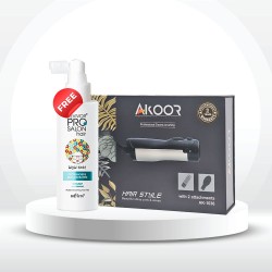 Akoor Hair Style AK-1036 Black + Protein Smoothing Hair Filler 150 ml Free