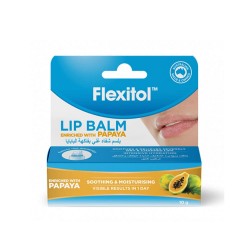 Flexitol Lip Balm papaya - 10 gm
