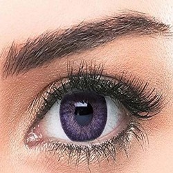 Bella Cosmetic Contact Lenses - Contour Violet