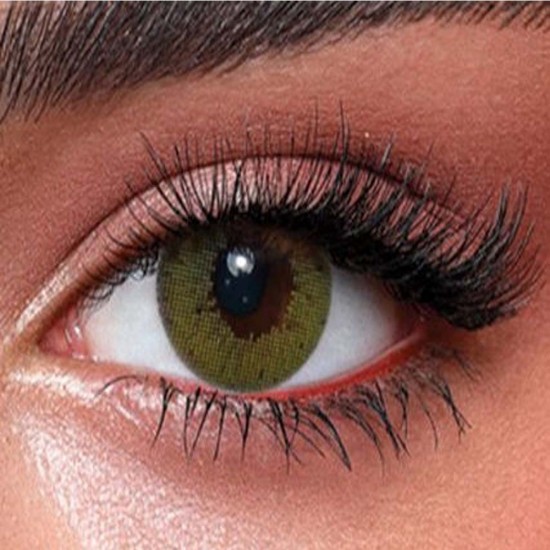 Bella Cosmetic Contact Lenses - Lime Green