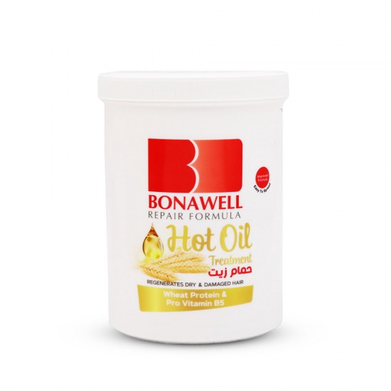 Bonawell Hot Oil Treatment with Wheat protein & Pro Vitamin B5 - 810 ml