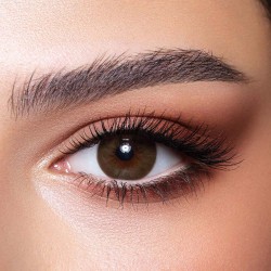 Bella Cosmetic Contact Lenses - Brown Shadow