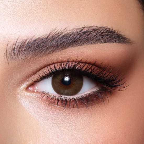 Bella Cosmetic Contact Lenses - Brown Shadow