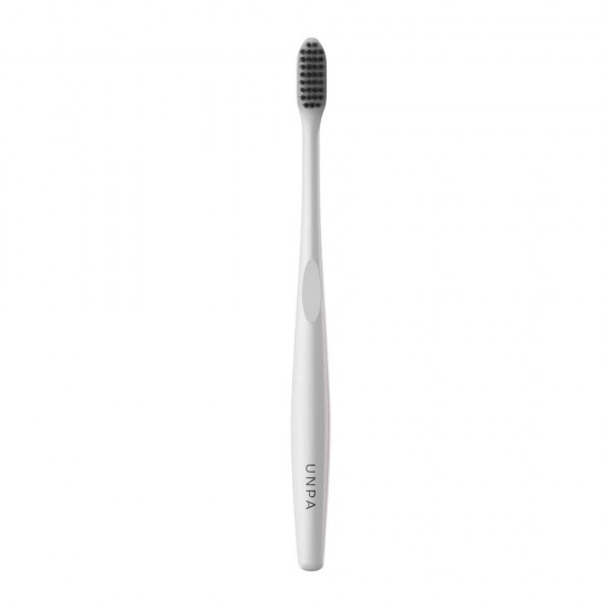 Unpa Cha Cha Bamboo Charcoal Toothbrush - White