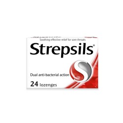 Strepsils Soothing Effective For Sore Throats - 24 Tablets