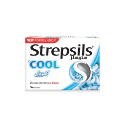 Strepsils Cool Soothing Effective For Sore Throats -16 Tablets