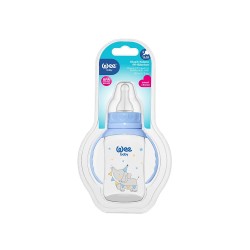 Wee Baby Pink Baby Bottle From 6 -18 M - 150 ml blue color