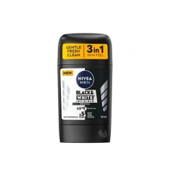 Nivea Black & White Deodorant Stick for Men - 50 ml