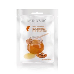 Monde Sub Nourishing Foot Mask with Honey & Almonds - 40 gm