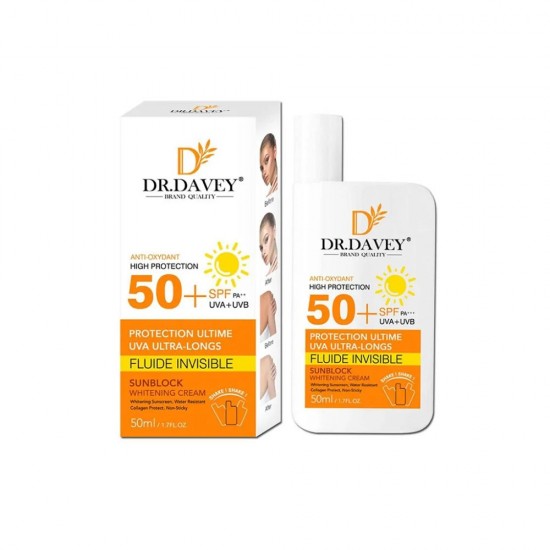 Dr. Davey Whitening Sunscreen Cream SPF 50 - 50 ml