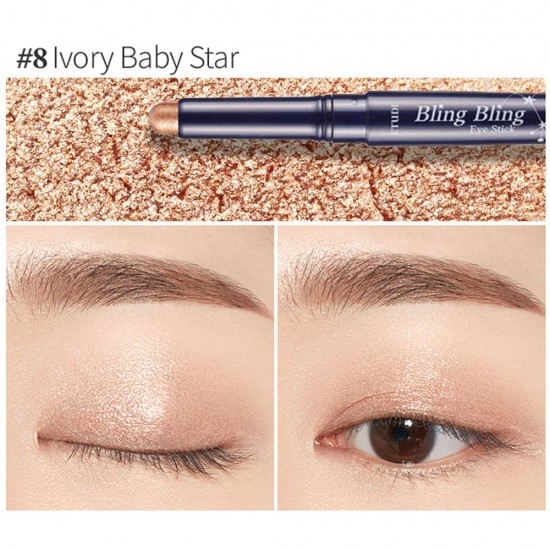 Etude Bling Bling Eye Stick 08 Ivory Baby Star - 1.4 gm