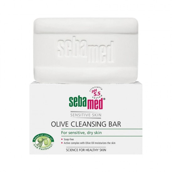 Sebamed Olive Cleansing Bar For Sensitive & Dry Skin - 150 gm