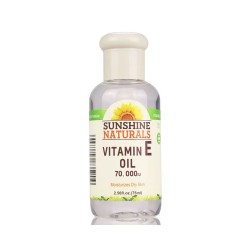Sunshine Naturals Vitamin E Oil for Dry Skin Moisturizing - 75 ml